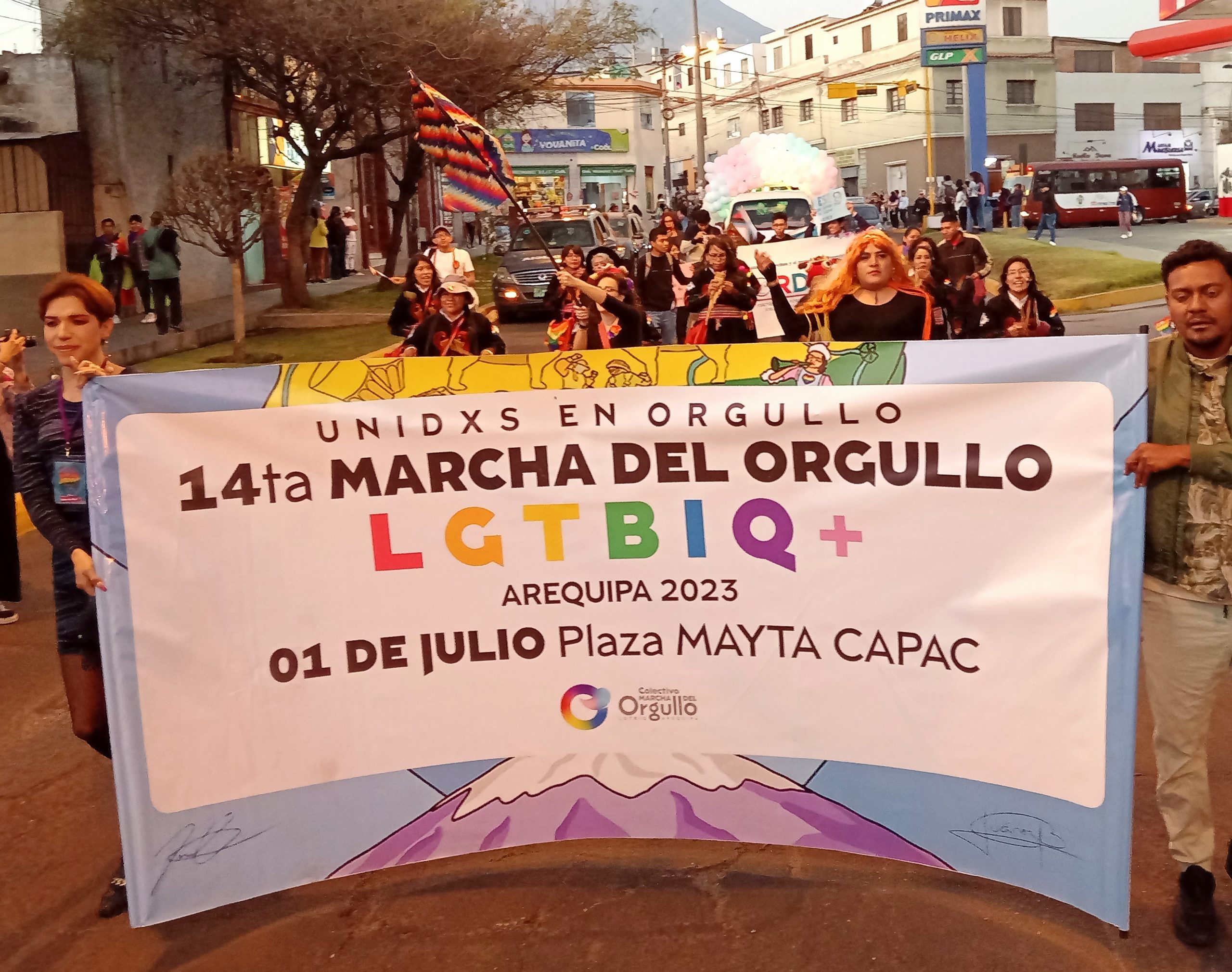 Hba Noticias Se Realiz La Ta Marcha Del Orgullo Lgtbiq En Arequipa