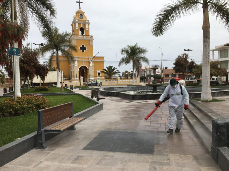Tía María realiza tercera campaña de desinfección en Punta de Bombón