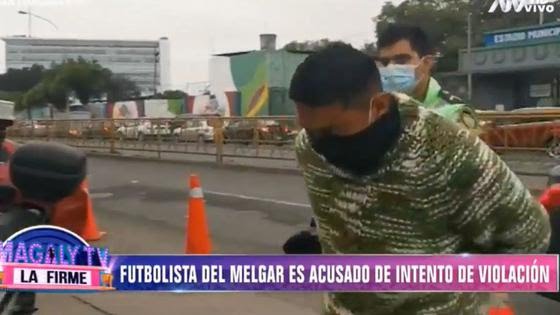 Omar Tejeda, futbolista de Melgar, fue acusado de intento de violación a una joven