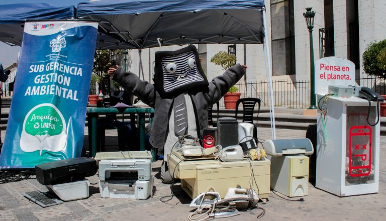 Medio ambiente: Continúan las campañas de reciclaje de aparatos electrónicos en Arequipa
