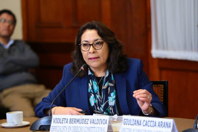 Violeta Bermúdez será la primera ministra del Gabinete de Sagasti