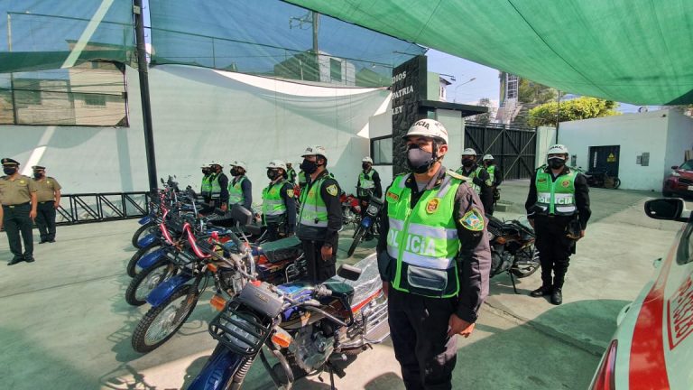 Policía Nacional adquirió 22 motocicletas para diligencias de violencia familiar