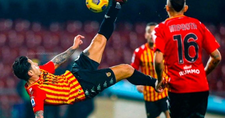 De malas: Benevento, con Lapadula, cayó goleado ante el Spezia