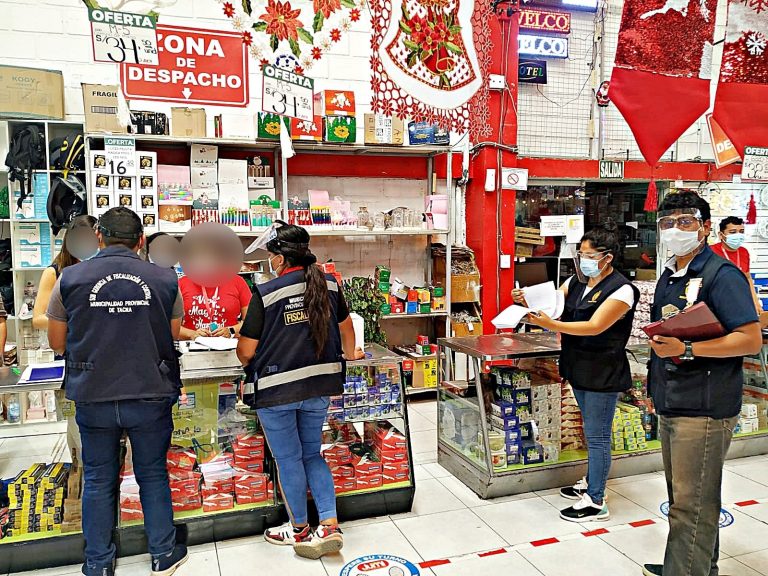 Fiscalía de prevención del delito realizó operativo en ferias navideñas de Tacna