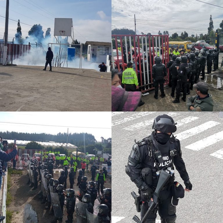 Ecuador: Trabajadores denuncian fuerte represión policial en Navidad
