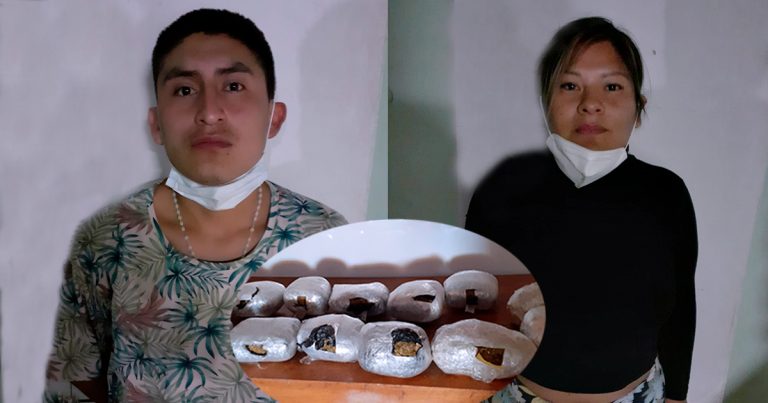 Arequipa: Detienen a banda en Miraflores con 14 paquetes de marihuana