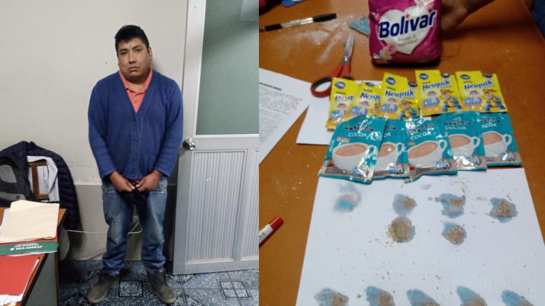 Arequipa: Sujeto trató de meter drogas al penal de Socabaya en detergente, cocoa y saborizantes