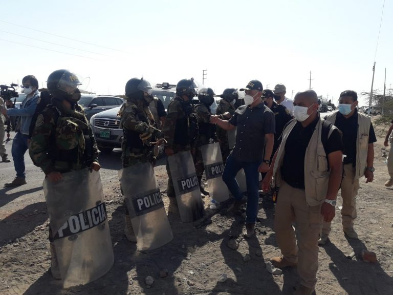 Alrededor de 1 300 policías resguardarán la Panamericana Sur a fin de evitar bloqueos