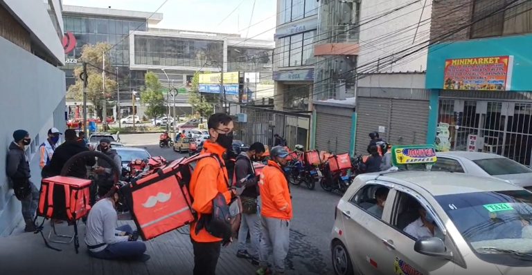 Arequipa: Repartidores de Rappi protestaron por reducción de comisiones y anuncian que no harán pedidos