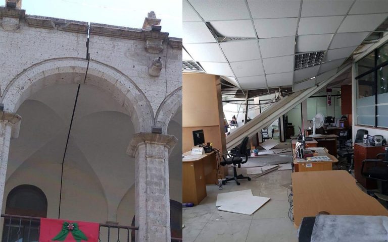 Fotos: Sismo de 5.5 generó daños en toda la ciudad de Arequipa
