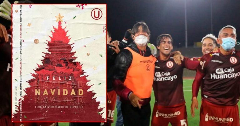 Universitario mandó mensaje navideño a sus hinchas cremas