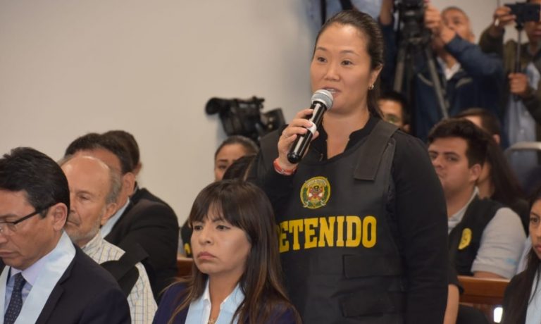 Keiko Fujimori: “Estoy segura que con el pueblo fujimorista vamos a llegar a segunda vuelta”