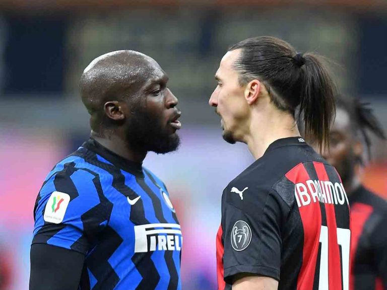Ibrahimovic y Lukaku son investigados por pelea en el derbi italiano