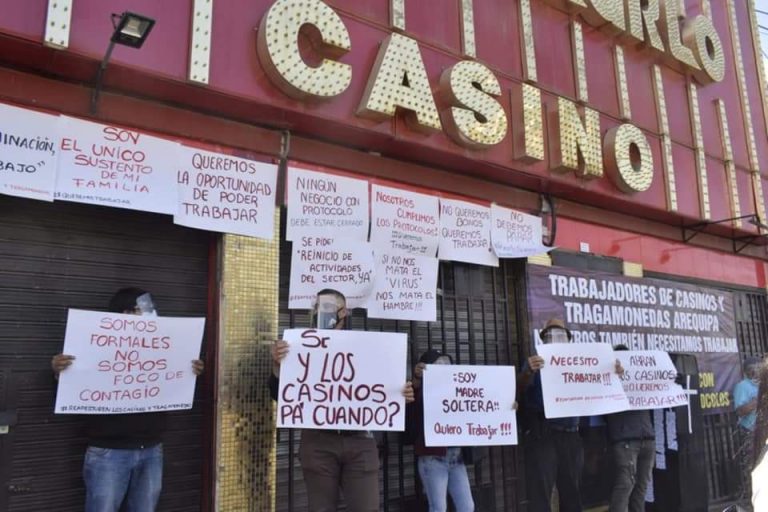 Arequipa: Trabajadores de casinos piden trabajar