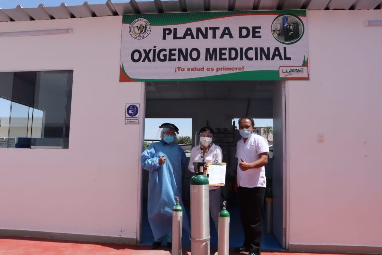 Planta municipal de oxígeno medicinal de La Joya recargará balones de la provincia de Islay