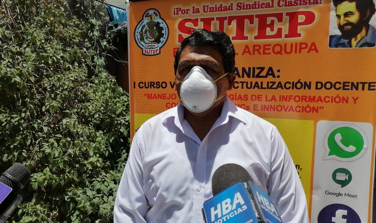 Arequipa: Docentes rechazan clases presenciales sin vacunas