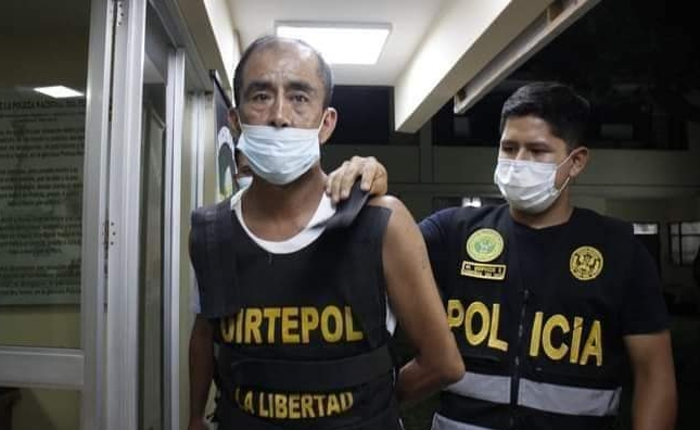 Policial: Detienen a ‘Cara Cortada’ en Trujillo y le encuentran drogas