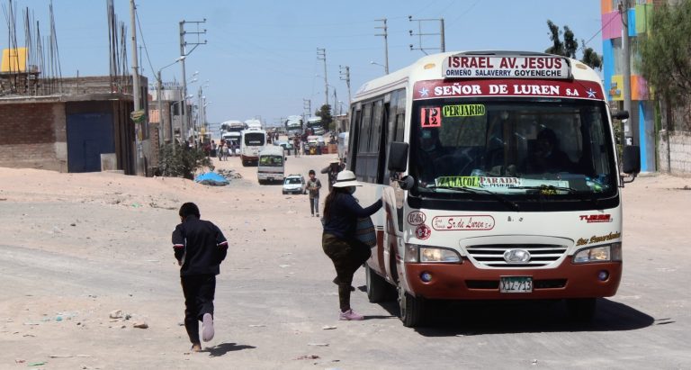Arequipa: Pobladores de Peruarbo piden garantizar transporte urbano