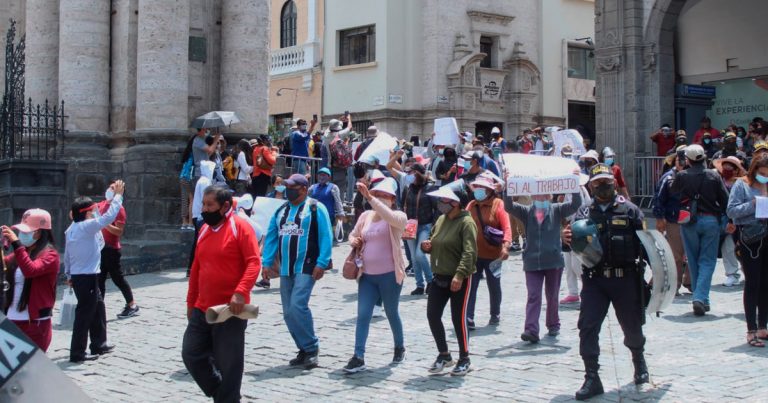 Arequipa: Anuncian nueva marcha contra la cuarentena