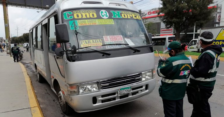 Arequipa: Transportistas piden que multen a pasajeros irresponsables