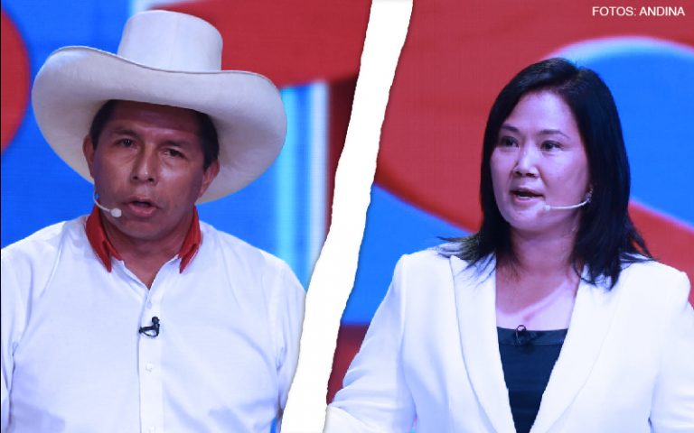 Keiko Fujimori y Pedro Castillo debatirán hasta en cuatro oportunidades de cara a la segunda vuelta