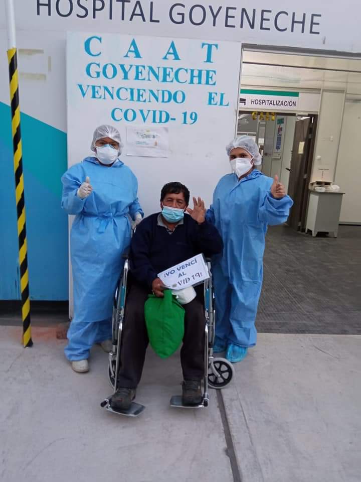 Tres pacientes COVID-19 fueron dados de alta durante Semana Santa