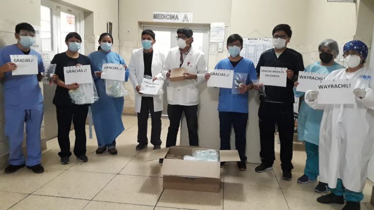 Arequipa: Donan equipos wayrachis para unidad de alto flujo del hospital regional Honorio Delgado