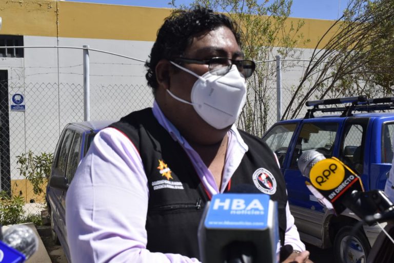 Gerente regional de Salud, Christian Nova Palomino, negó que el Hospital Honorio Delgado haya colapsado