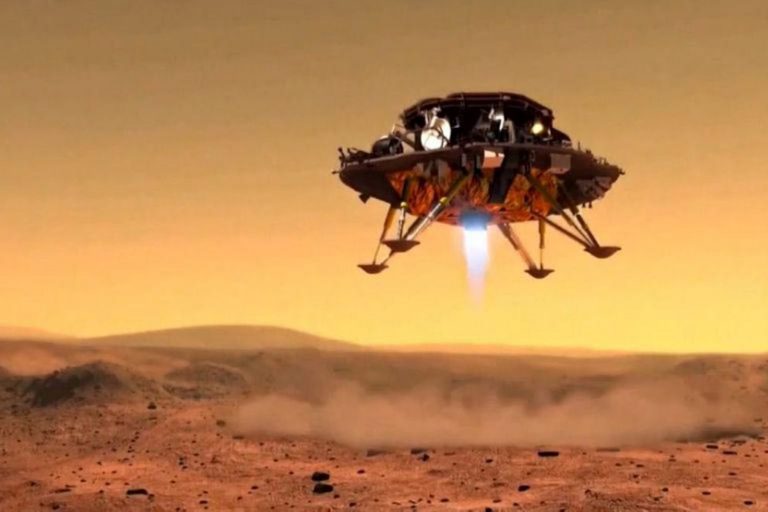 China se convierte en el segundo país del mundo en aterrizar exitosamente un robot en Marte