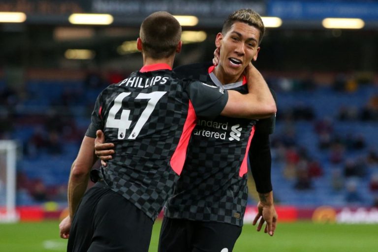 Liverpool golea 3-0 al Burnley y se mete en zona Champions