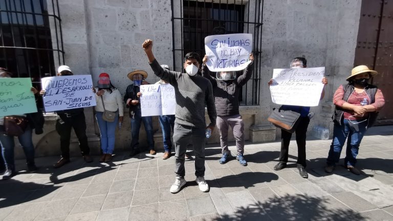 Ciudadanos de San Juan de Siguas exigen que el proyecto Casa Granja siga en marcha