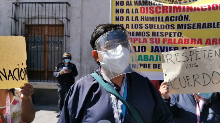 GORE Arequipa no brindaría implementos de bioseguridad a sus trabajadores