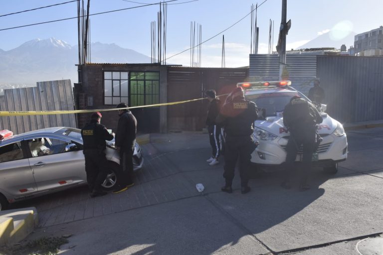 Policía captura a ladrones de autopartes de autos en Cerro Juli