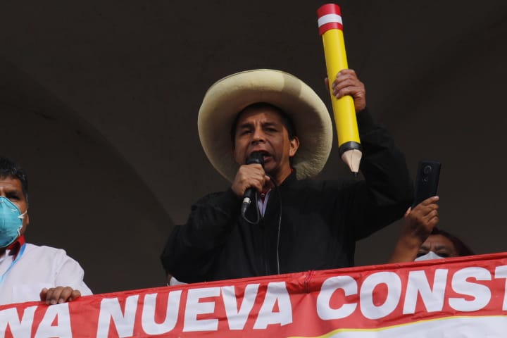 Pedro Castillo: «Estamos en el mejor momento de recuperar la patria para todos los peruanos»