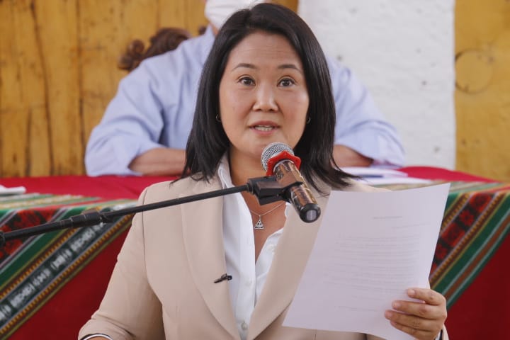 Keiko Fujimori: «Les pido a ustedes y a todos los peruanos una oportunidad para poder reivindicarme»