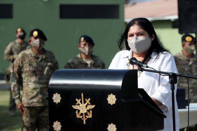 Ministra de Defensa pide unidad a los peruanos frente a la pandemia