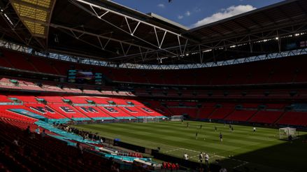 Wembley ampliará su capacidad a más de 60 mil hinchas para la final y semifinales de la Eurocopa 2021