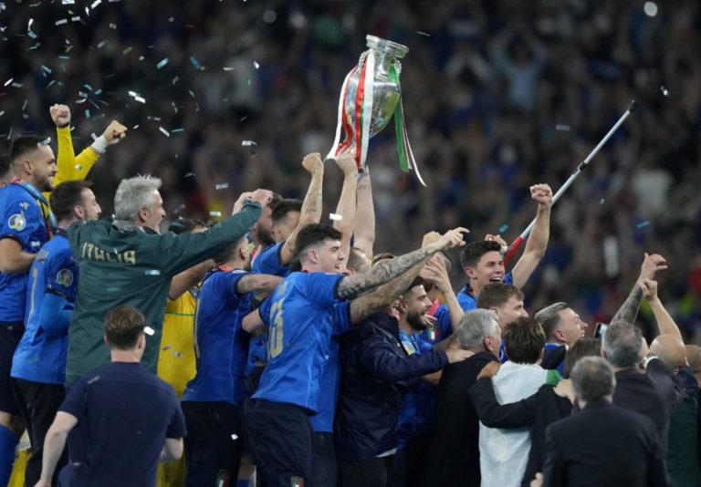 Italia ganó su segunda Eurocopa de su historia y lo celebra a lo grande
