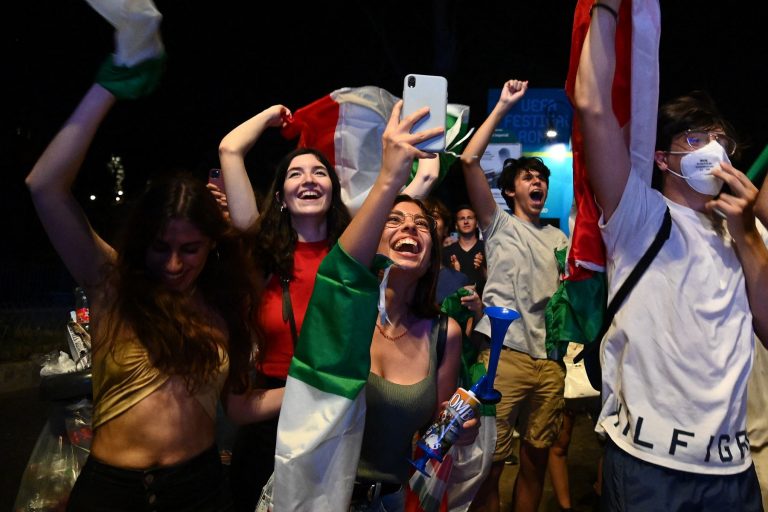 Gran debate en Italia tras celebraciones por la Eurocopa en plena pandemia