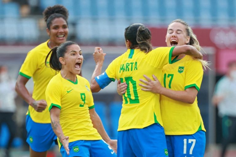 Tokio 2020: Brasil, con doblete de Marta Vieira, arrolló 5-0 a China en su debut