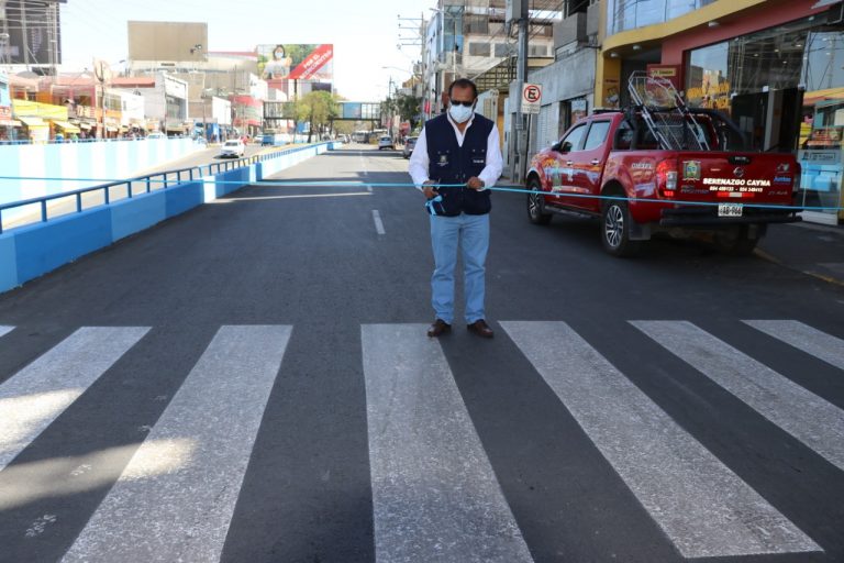 Avenida Ejército fue renovada con nuevo asfalto y señalización