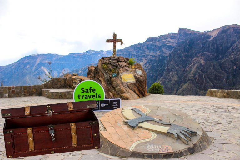 Colocarán cofre turístico del bicentenario en la Cruz del Cóndor del valle del Colca