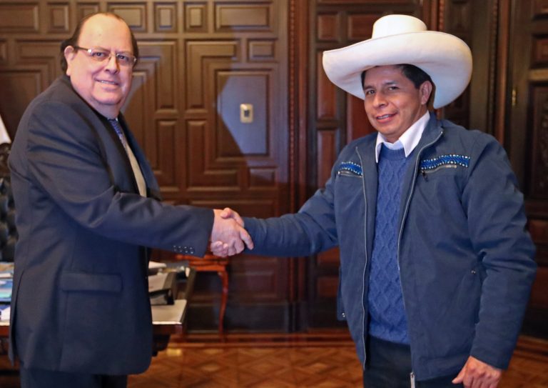 Presidente Pedro Castillo se reunió con Julio Velarde, presidente del BCR