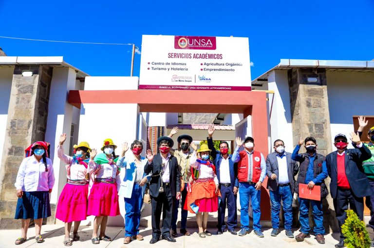 Inauguran filial de la UNSA en Cotahuasi para poder capacitar a los jóvenes de La Unión