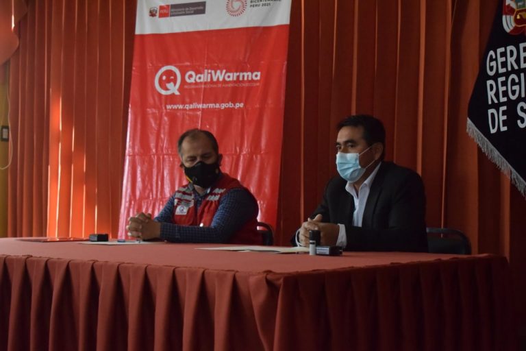 Geresa y Qali Warma firman convenio para combatir la anemia en Arequipa
