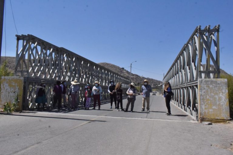 Puente Bailey no será retirado mientras municipalidades de Hunter y Tiabaya realicen trámites con el MTC y ANA