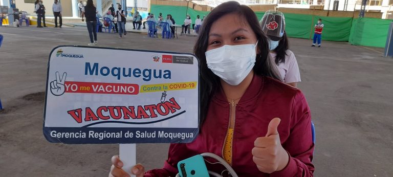 Moquegua: Dieron inicio a la vacunatón dirigida a jóvenes de 18 años a más