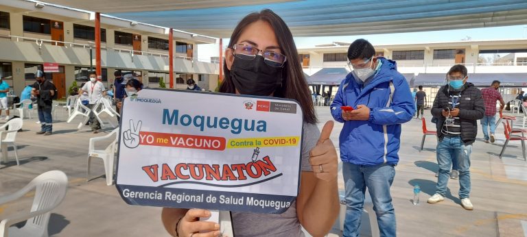 Moquegua: Mayores de 18 años a más serán vacunados desde el viernes 17