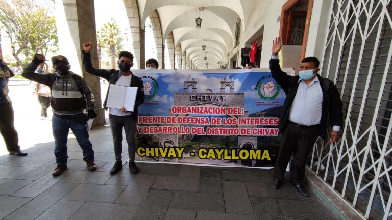 Ciudadanos del distrito de Chivay exigen instalación de una planta de oxígeno