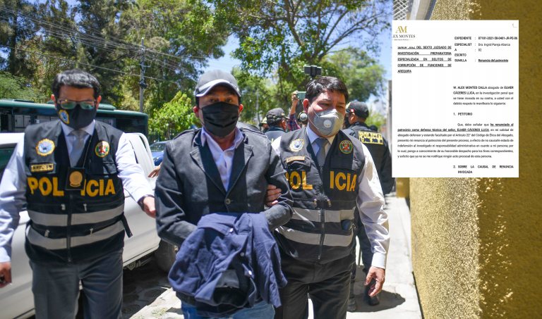 Alex Montes, abogado de Cáceres Llica renunció a su defensa